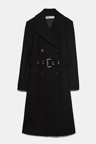 Belted Double Breasted Coat 