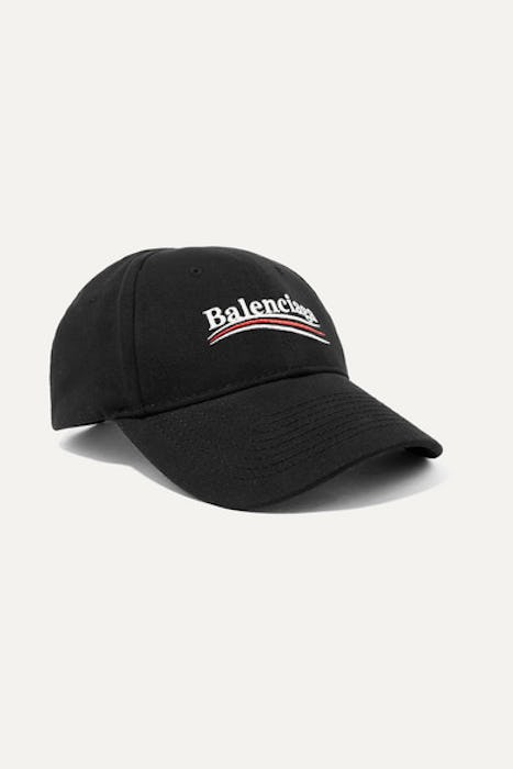 Embroidered Cotton-Twill Baseball Cap