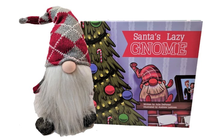 Santa's Lazy Gnome is an alternative to Elf on the Shelf for families.