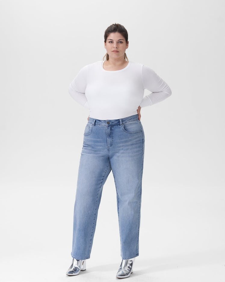 Bae Boyfriend Jeans 30 Inch in "Light Blue"