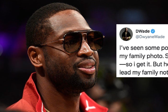 Dwayne Wade responded to critics of his son's fashion