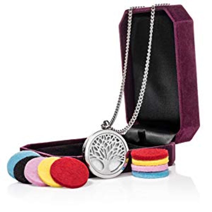 Idymar Aromatherapy Essential Oil Diffuser Necklace