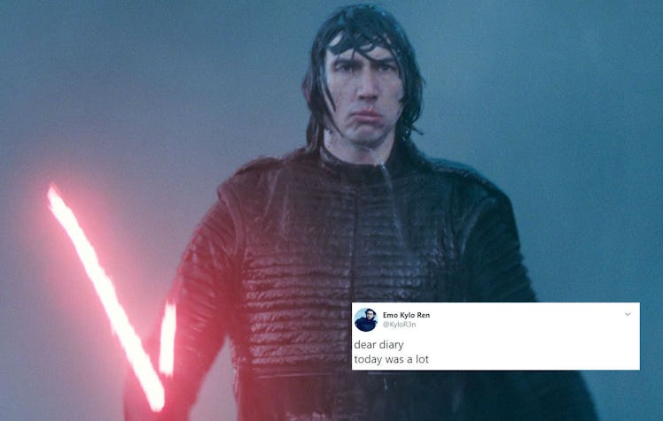 Kylo Ren plus tweet