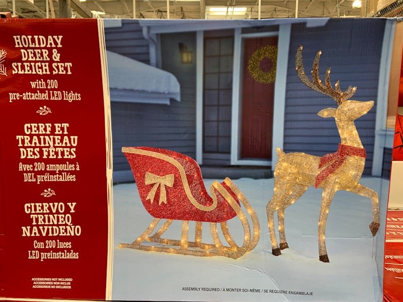Holiday Deer & Sleigh Set