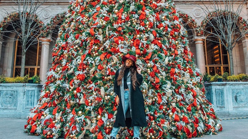 28 Captions For The Lotte New York Palace Christmas Tree & Festive Pics