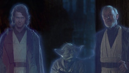 Hayden Christensen, Frank Oz, Alec Guinness 'Star Wars'