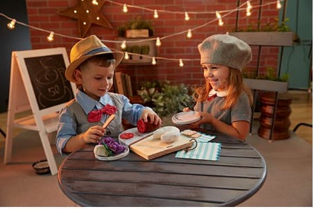 Children have some pretty sophisticated options now when it comes to play food.