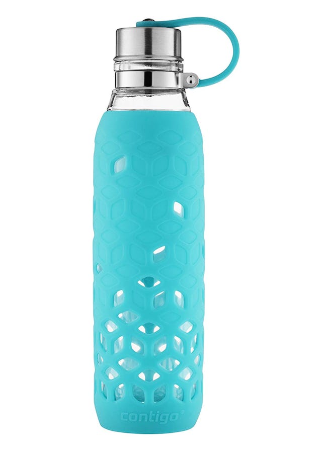 Contigo Glass Water Bottle With Petal Sleeve (20 Oz)