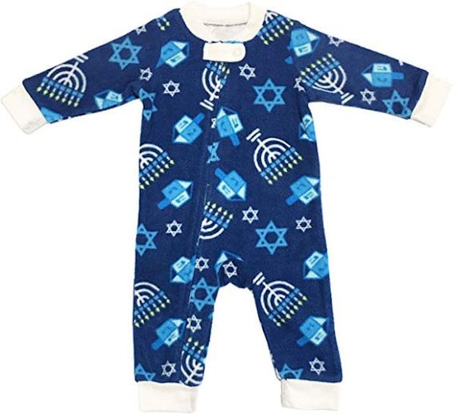 MJC International Family Matching Hanukkah Fleece Pajama Sets - Sizes for All Ages!