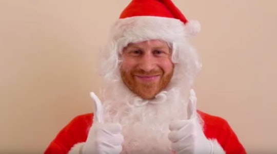 Prince Harry dressed up as Santa Claus for a worthy cause.