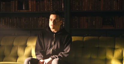 Rami Malek como Elliot Alderson em Mr. Robot