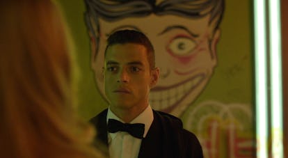 Rami Malek como Elliot Alderson em Mr. Robot