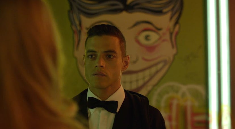 Rami Malek as Elliot Alderson in Mr. Robot