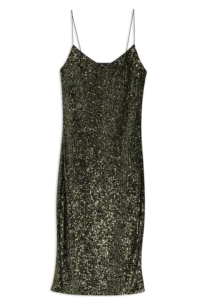 Sequin Midi Dress