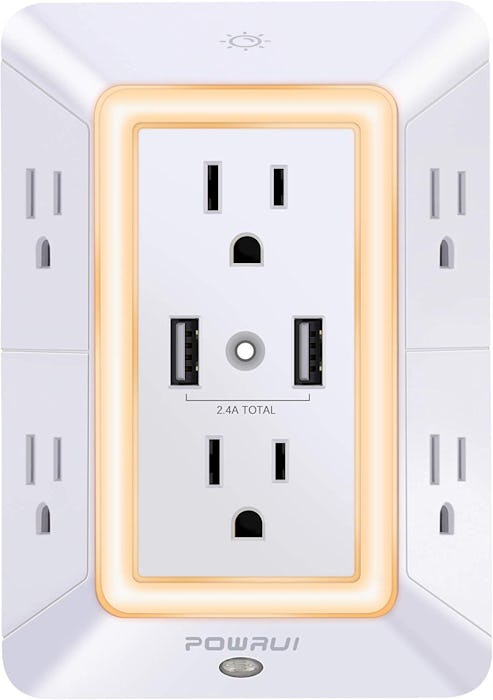 POWRUI USB Wall Charger and Outlet Extender