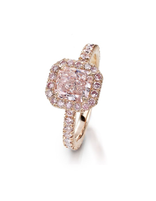 Pink Diamond Ring