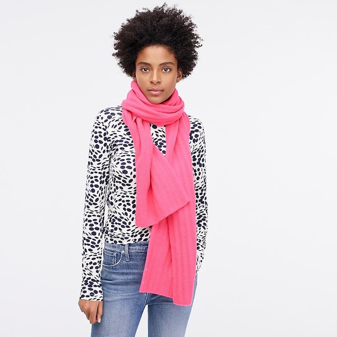 Ribbed Scarf In Everyday Cashmere