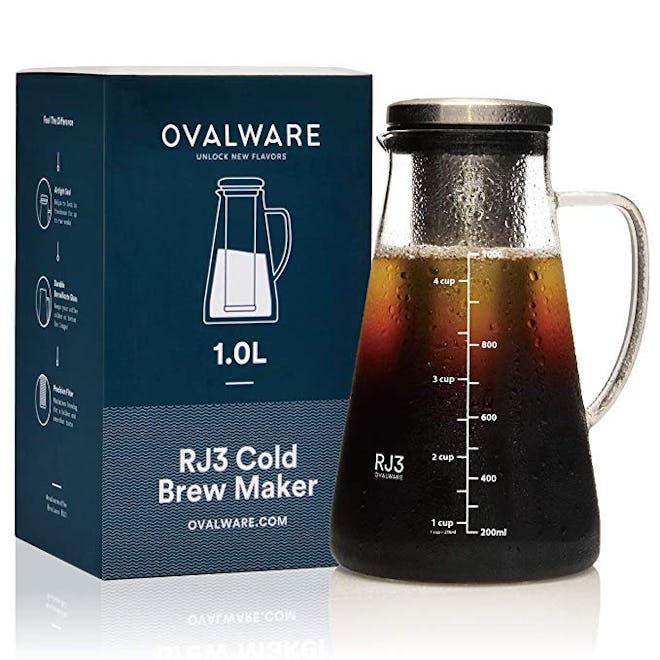 Ovalware Airtight Cold Brew Iced Coffee Maker