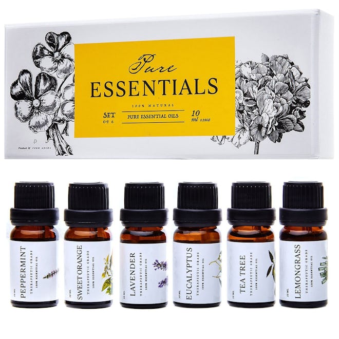 PURE PLANT HOME Essential Oils Kit (6-Pack)