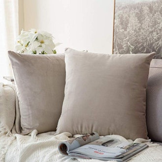 MIULEE Velvet Decorative Pillow Covers