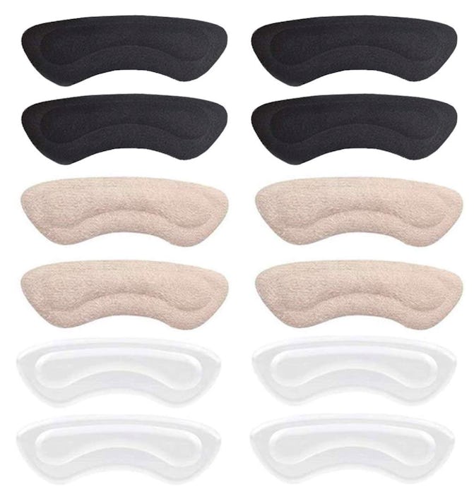 Heel Cushion Inserts Heel Grips Heel Pads (6 Pairs)