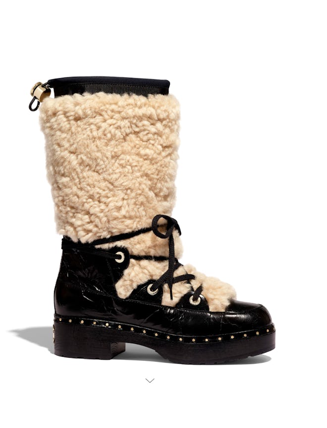 Shearling High Boots