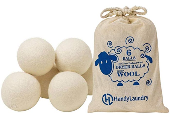 Handy Laundry Wool Dryer Balls (6-Pack)