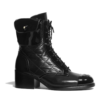 Patent Calfskin Boots