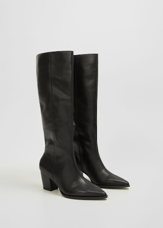 Tall Leg Leather Boots