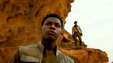 Finn and Poe in Rise of Skywalker