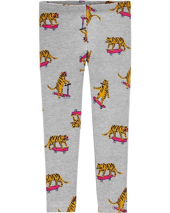 Skateboard Tiger Leggings 