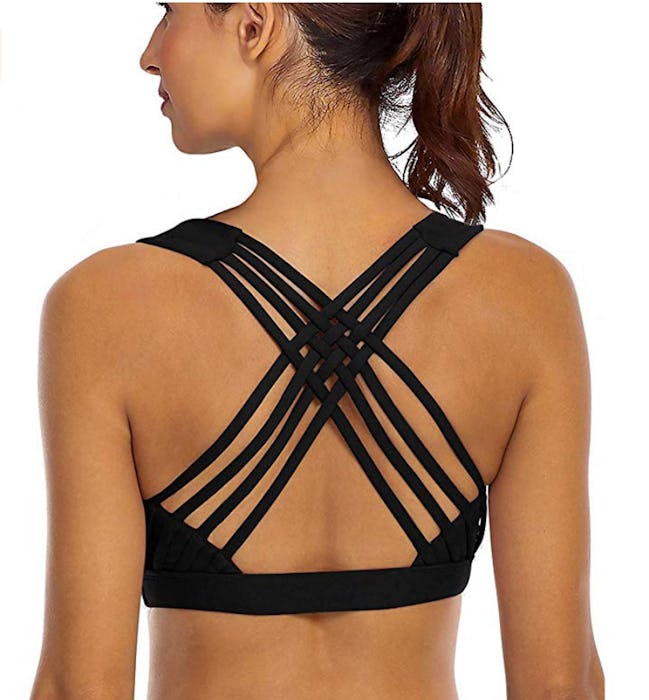 YIANNA Strappy Sports Bra