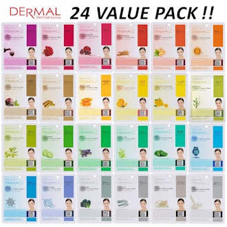 DERMAL Collagen Essence Sheet Masks (24 Pack)