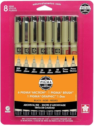 Sakura Pigma 30067 Micron Ink Pen Set (8-Pack)