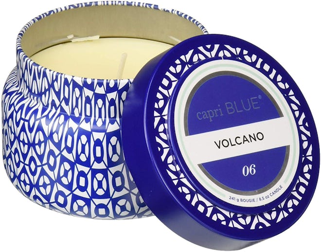 Capri Blue Printed Travel Tin Candle (Volcano Scent)