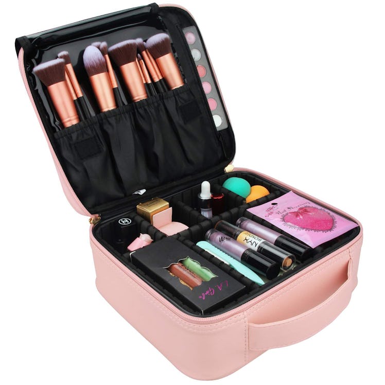 Relavel Travel Makeup Train Case