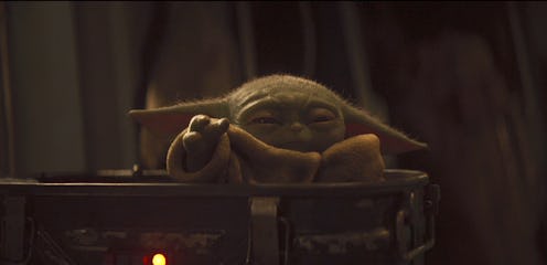 Baby Yoda uses the Force choke in The Mandalorian