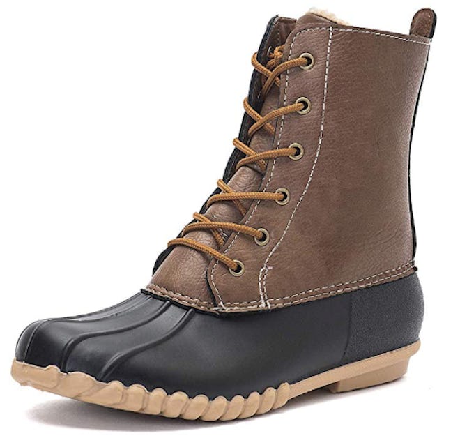 This DKSUKO pair are the best budget duck boots for women.