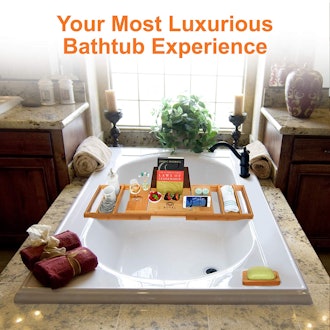 ROYAL CRAFT WOOD Luxury Bathtub Caddy Tray