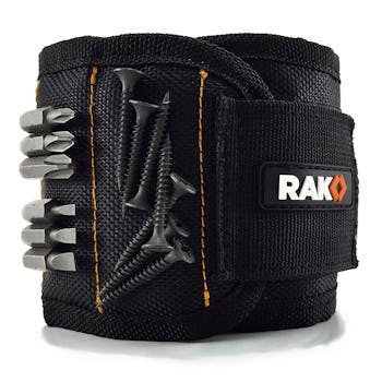RAK Magnetic Wristband with Strong Magnets for Holding Screws, Nails, Drill Bits