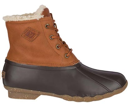 low duck boots for women