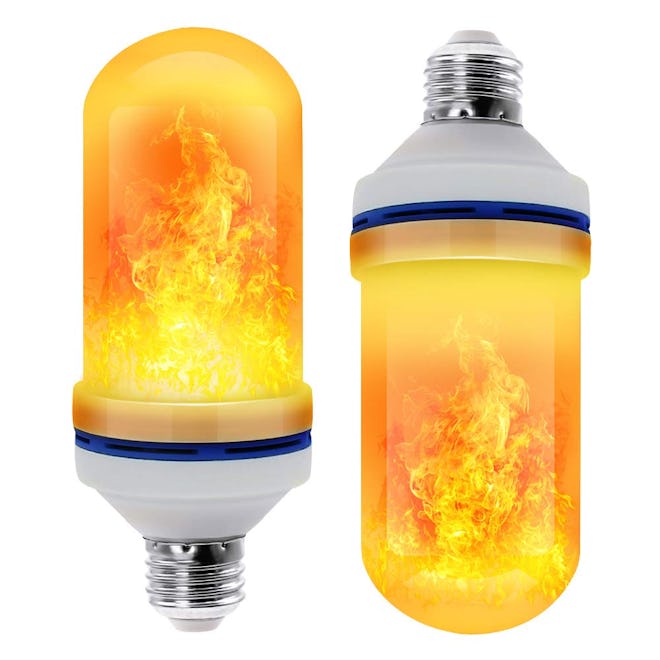 LED Flame Effect Light Bulb (2-Pack) 