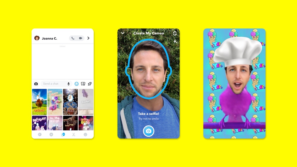 Here S How To Change Your Cameo Selfie On Snapchat To Mix It Up