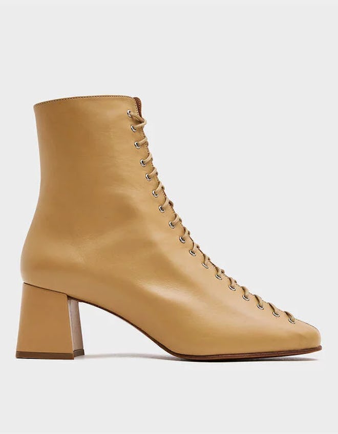 Becca Ankle Boot in Cream