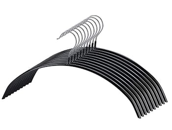 Tosnail Super-Grippy Slip-Reducing Contour Hangers (10-Pack)
