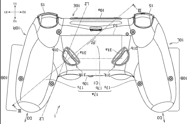 Sony Patents PlayStation Controller With Two New Triggers On The Back