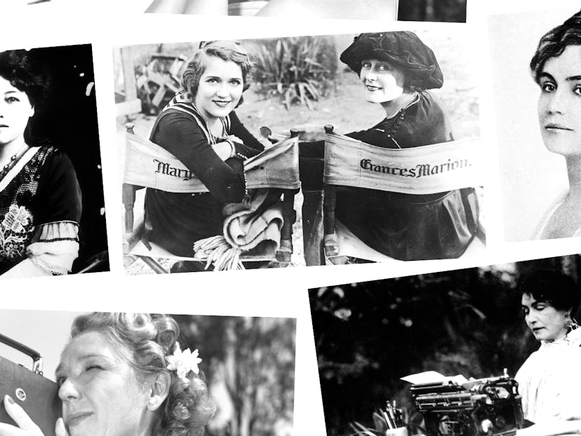 Women who pioneered the film industry 100% years ago in black and white 