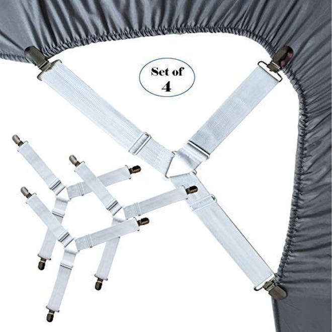 RayTour Bed Sheet Holder Straps (Set of 4)