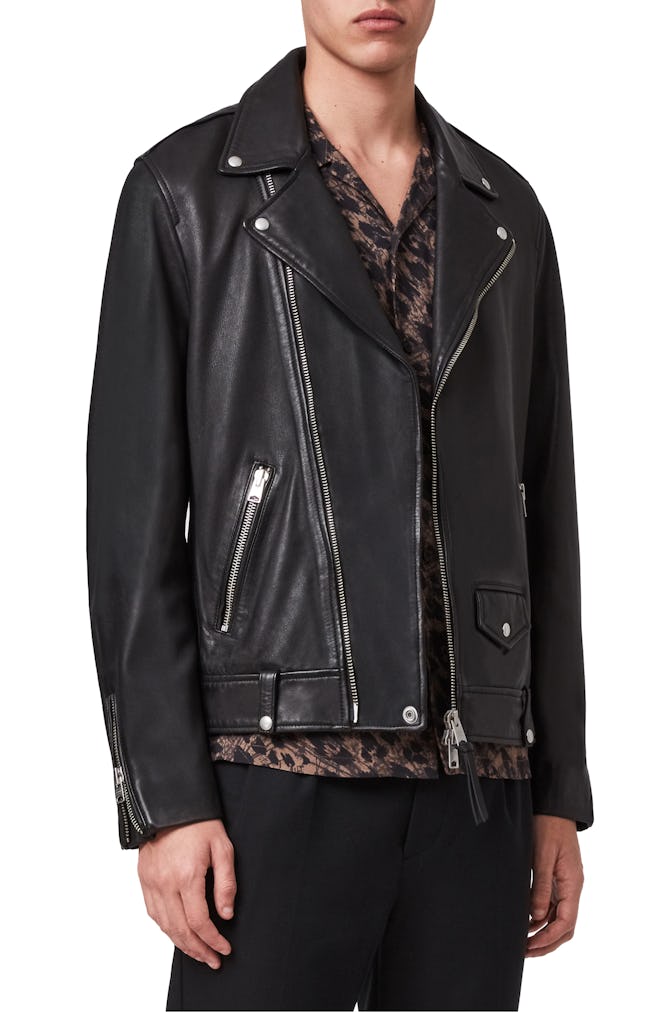 Milo Leather Biker Jacket ALLSAINTS