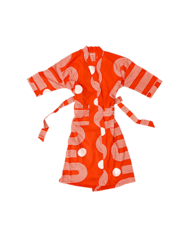 Sidewinder Robe in Poppy